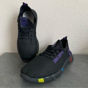 Women's Lightweight Casual Breathable Fashion Shoes Black Purple 38 / 7.5 US